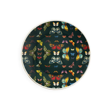Botanic Garden Harmony Accents Green 12 Inch Coupe Plate